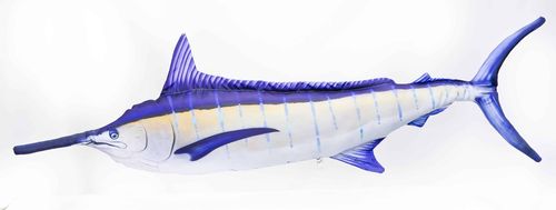 Blauer Marlin Lit Up- Kissen 118cm lang